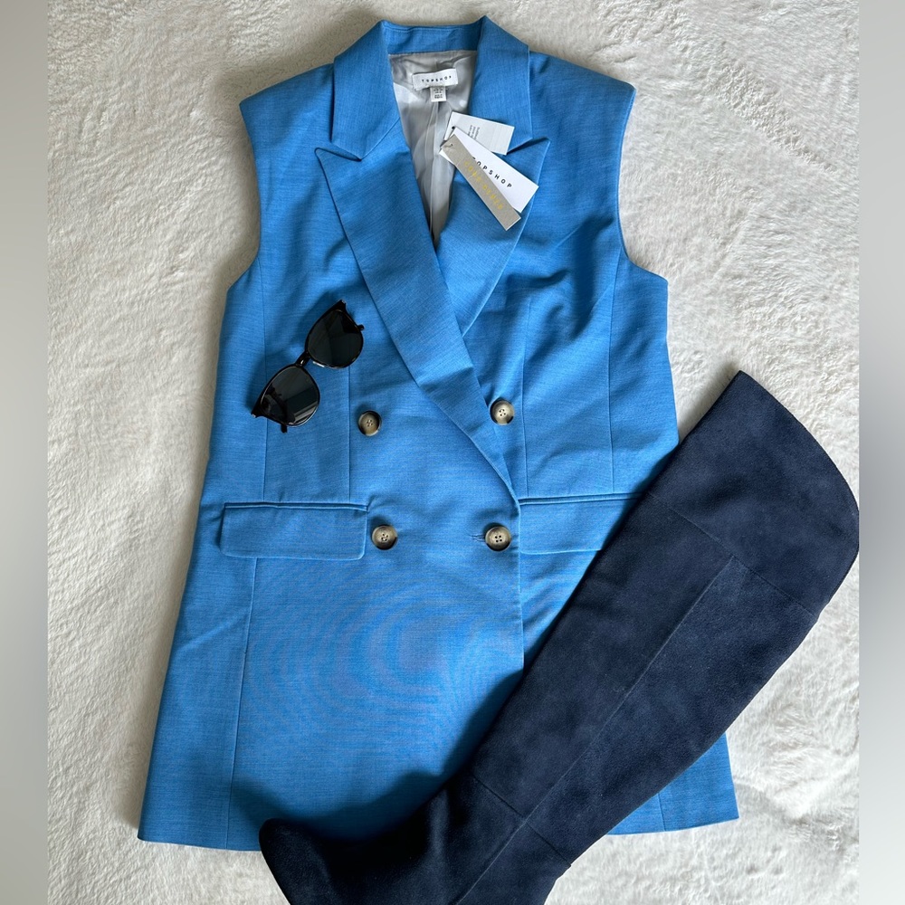 TopShop sleeveless blazer